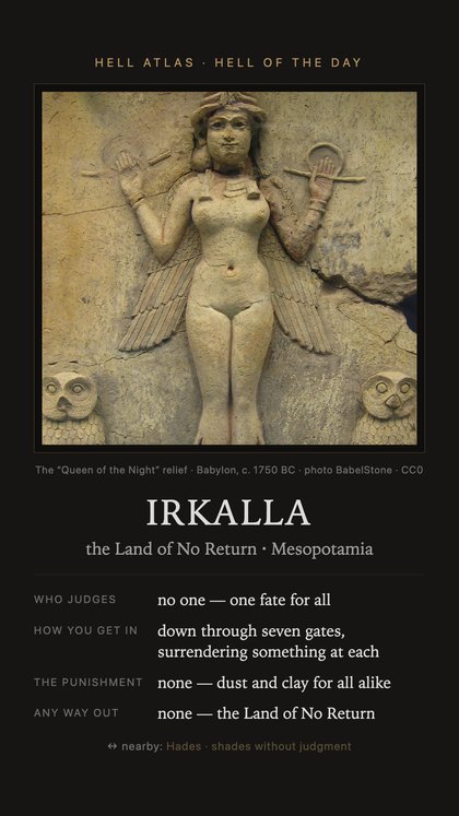 Irkalla — the Mesopotamian Land of No Return